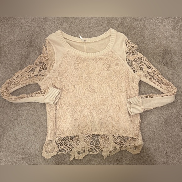 Free people lace sweater - Picture 3 of 6